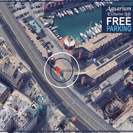 Aquarium Exclusive Loft - Private Parking Appartement Genua Buitenkant foto